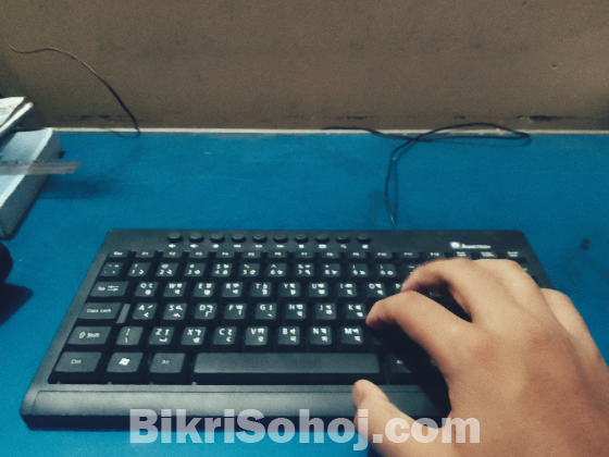 keyboard with Bangla and English layout